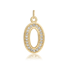 Load image into Gallery viewer, ITI NYC Pro Caption in Sterling Silver (16mm) (100% Polished with Bail - Includes CZs)