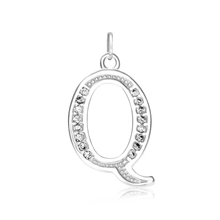 Load image into Gallery viewer, ITI NYC Pro Caption in Sterling Silver (16mm) (100% Polished with Bail - Includes CZs)