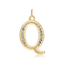 Load image into Gallery viewer, ITI NYC Pro Caption in Sterling Silver (16mm) (100% Polished with Bail - Includes CZs)