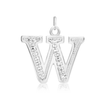 Load image into Gallery viewer, ITI NYC Pro Caption in Sterling Silver (16mm) (100% Polished with Bail - Includes CZs)