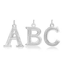 Load image into Gallery viewer, ITI NYC Pro Caption Bold with Beaded Design in Sterling Silver (15mm) (100% Polished with Bail)