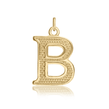 Load image into Gallery viewer, ITI NYC Pro Caption Bold with Beaded Design in Sterling Silver (15mm) (100% Polished with Bail)