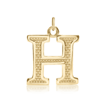 Load image into Gallery viewer, ITI NYC Pro Caption Bold with Beaded Design in 14K Gold (15mm) (100% Polished with Bail)