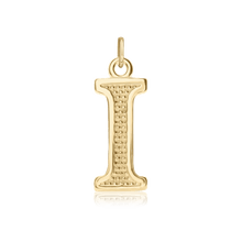 Load image into Gallery viewer, ITI NYC Pro Caption Bold with Beaded Design in 14K Gold (15mm) (100% Polished with Bail)