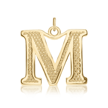 Load image into Gallery viewer, ITI NYC Pro Caption Bold with Beaded Design in Sterling Silver (15mm) (100% Polished with Bail)