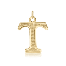 Load image into Gallery viewer, ITI NYC Pro Caption Bold with Beaded Design in 14K Gold (15mm) (100% Polished with Bail)