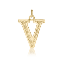 Load image into Gallery viewer, ITI NYC Pro Caption Bold with Beaded Design in Sterling Silver (15mm) (100% Polished with Bail)