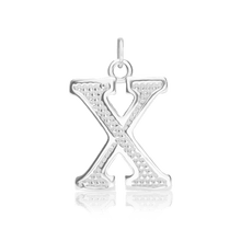 Load image into Gallery viewer, ITI NYC Pro Caption Bold with Beaded Design in Sterling Silver (15mm) (100% Polished with Bail)