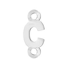 Load image into Gallery viewer, Block Initials with 2 Jump Rings (11 mm)