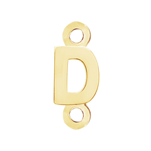 Load image into Gallery viewer, Block Initials with 2 Jump Rings (11 mm)