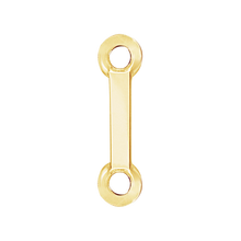 Load image into Gallery viewer, Block Initials with 2 Jump Rings (11 mm)