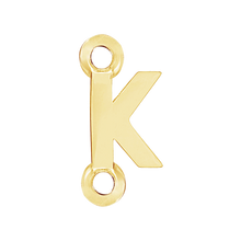 Load image into Gallery viewer, Block Initials with 2 Jump Rings (11 mm)