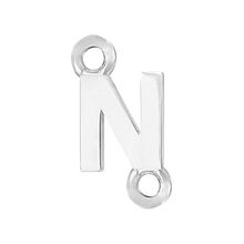 Load image into Gallery viewer, Block Initials with 2 Jump Rings (11 mm)