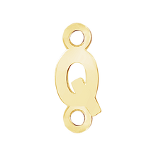 Load image into Gallery viewer, Block Initials with 2 Jump Rings (11 mm)