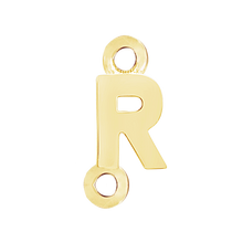 Load image into Gallery viewer, Block Initials with 2 Jump Rings (11 mm)