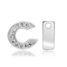 Load image into Gallery viewer, ITI NYC Campton Extra Bold Slider in Sterling Silver (Hole:1mm) (6mm) (100% Polished)