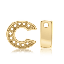 Load image into Gallery viewer, ITI NYC Campton Extra Bold Slider (Hole:1mm) (6mm) (Semi-Polished)