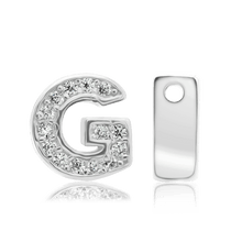 Load image into Gallery viewer, ITI NYC Campton Extra Bold Slider in Sterling Silver (Hole:1mm) (6mm) (100% Polished)