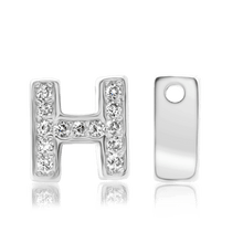 Load image into Gallery viewer, ITI NYC Campton Extra Bold Slider in Sterling Silver (Hole:1mm) (6mm) (100% Polished)