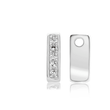 Load image into Gallery viewer, ITI NYC Campton Extra Bold Slider in Sterling Silver (Hole:1mm) (6mm) (100% Polished)