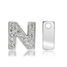 Load image into Gallery viewer, ITI NYC Campton Extra Bold Slider in Sterling Silver (Hole:1mm) (6mm) (100% Polished)