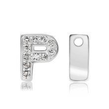 Load image into Gallery viewer, ITI NYC Campton Extra Bold Slider in Sterling Silver (Hole:1mm) (6mm) (100% Polished)