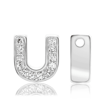 Load image into Gallery viewer, ITI NYC Campton Extra Bold Slider in Sterling Silver (Hole:1mm) (6mm) (100% Polished)