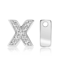 Load image into Gallery viewer, ITI NYC Campton Extra Bold Slider in Sterling Silver (Hole:1mm) (6mm) (100% Polished)