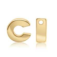 Load image into Gallery viewer, ITI NYC Campton Extra Bold Slider in Sterling Silver (Hole:1mm) (6mm) (100% Polished)