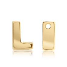 Load image into Gallery viewer, ITI NYC Campton Extra Bold Slider in 14K Gold (Hole:1mm) (6mm) (100% Polished)