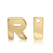 Load image into Gallery viewer, ITI NYC Campton Extra Bold Slider in 14K Gold (Hole:1mm) (6mm) (100% Polished)