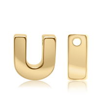 Load image into Gallery viewer, ITI NYC Campton Extra Bold Slider in 14K Gold (Hole:1mm) (6mm) (100% Polished)