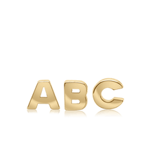 Load image into Gallery viewer, ITI NYC Campton Extra Bold Slider in 14K Gold (Hole:1mm) (6mm) (100% Polished)