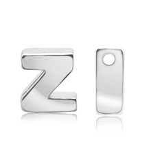 Load image into Gallery viewer, ITI NYC Campton Extra Bold Slider in Sterling Silver (Hole:1mm) (6mm) (100% Polished)