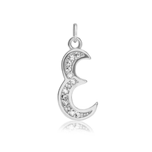 Load image into Gallery viewer, ITI NYC Fancy Pro Caption in Sterling Silver (16mm) (100% Polished with Bail - Includes CZs)