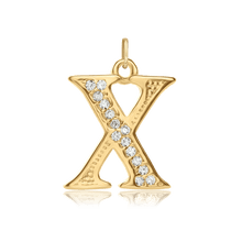 Load image into Gallery viewer, ITI NYC Fancy Pro Caption in Sterling Silver (16mm) (100% Polished with Bail - Includes CZs)