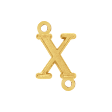 Load image into Gallery viewer, Greek Initials with 2 Jump Rings (6 mm)