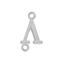 Load image into Gallery viewer, Greek Initials with 2 Jump Rings (6 mm)