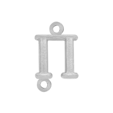 Load image into Gallery viewer, Greek Initials with 2 Jump Rings (6 mm)