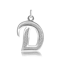 Load image into Gallery viewer, ITI NYC Fancy Pro Caption Bold with Beaded Design in 14K Gold (17mm) (100% Polished with Bail)