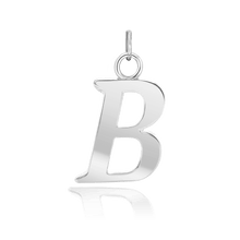 Load image into Gallery viewer, ITI NYC Capitolina Extra Bold Italic in Sterling Silver (13mm) (100% Polished with Bail)