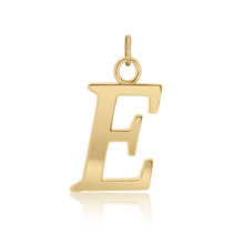 Load image into Gallery viewer, ITI NYC Capitolina Extra Bold Italic in 14K Gold (13mm) (100% Polished with Bail)