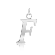 Load image into Gallery viewer, ITI NYC Capitolina Extra Bold Italic in Sterling Silver (13mm) (100% Polished with Bail)