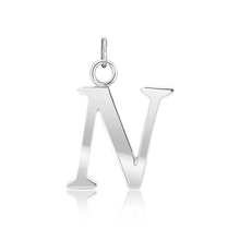 Load image into Gallery viewer, ITI NYC Capitolina Extra Bold Italic in 14K Gold (13mm) (100% Polished with Bail)