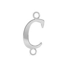 Load image into Gallery viewer, Capitolina Extra Bold Italic Initials with 2 Jump Rings (13 mm)