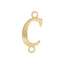 Load image into Gallery viewer, Capitolina Extra Bold Italic Initials with 2 Jump Rings (13 mm)
