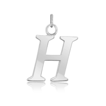 Load image into Gallery viewer, ITI NYC Capitolina Extra Bold Italic in Sterling Silver (13mm) (100% Polished with Bail)