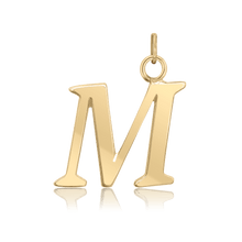 Load image into Gallery viewer, ITI NYC Capitolina Extra Bold Italic in Sterling Silver (13mm) (100% Polished with Bail)