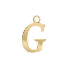 Load image into Gallery viewer, Capitolina Extra Bold Italic Initials with 1 Jump Ring (13 mm)