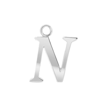 Load image into Gallery viewer, Capitolina Extra Bold Italic Initials with 1 Jump Ring (13 mm)